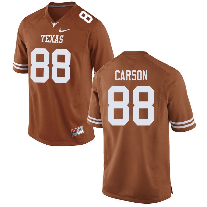 Men #88 Daniel Carson Texas Longhorns College Football Jerseys Sale-Orange